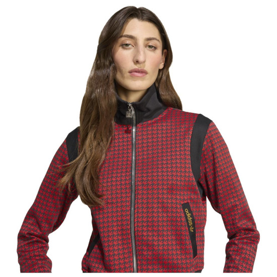 Adidas Γυναικεία ζακέτα Houndstooth Track Top